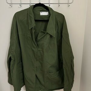 ASOS Utility Jacket in Olive Green